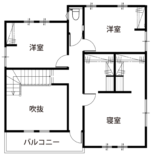 ①床下冷暖房で叶えた開放的な吹き抜けの家