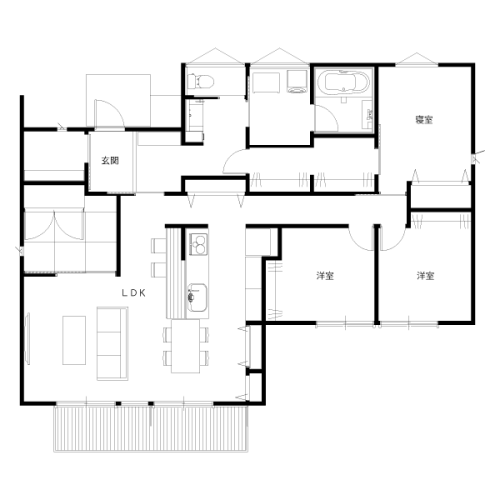 1階間取り図