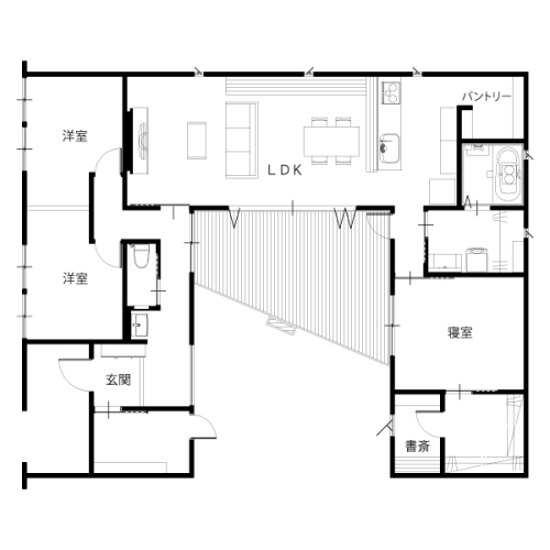 1階間取り図