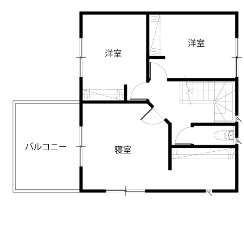 2階間取り図