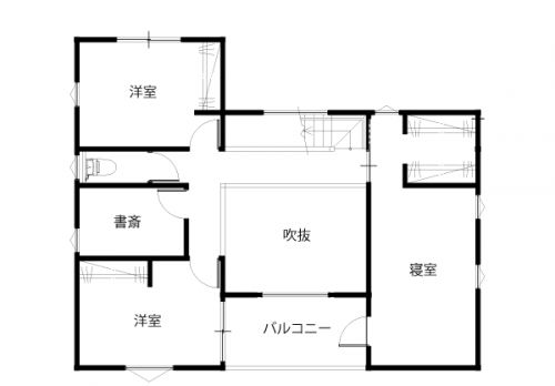 暮らしを楽しむ吹抜けリビングの家