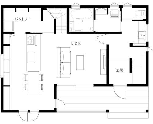1階間取り図