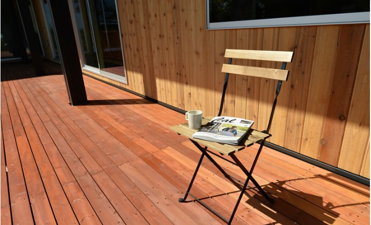 薪ストーブのあるアメリカンハウスの施工例