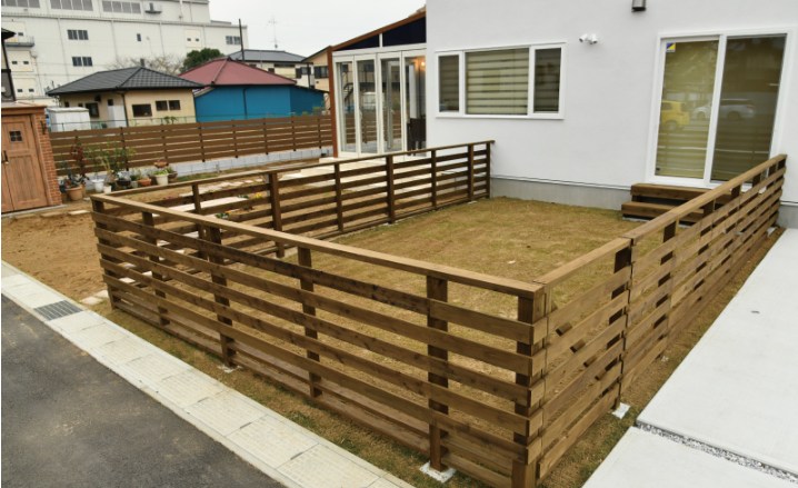 タイルデッキの施工例