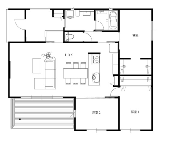 サーフィンや自然を楽しむ家族のためのセカンドハウス施工事例