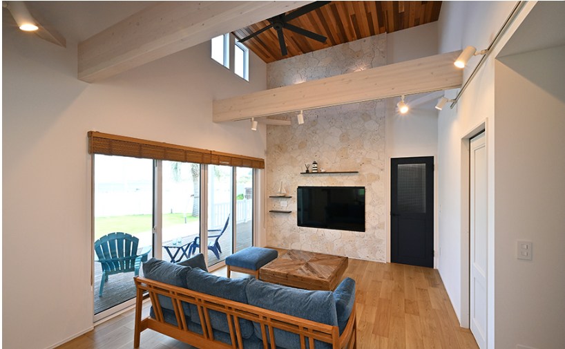 オーシャンビューが広がる、家族と過ごすセカンドハウスの施工事例