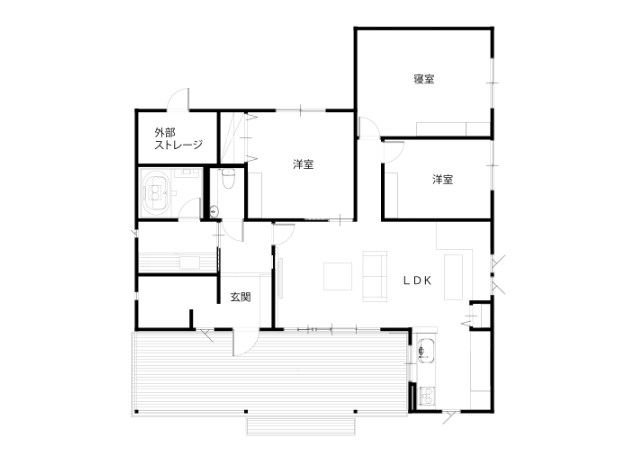 オーシャンビューが広がる、家族と過ごすセカンドハウスの施工事例