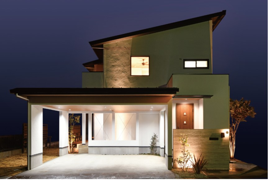 クレアカーサが手がけるタイルデッキ住宅の施工事例