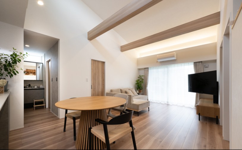 スタイリッシュな平屋ガレージハウスの施工事例