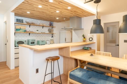 大好きなインテリアに囲まれた　アメリカンスタイルの平屋