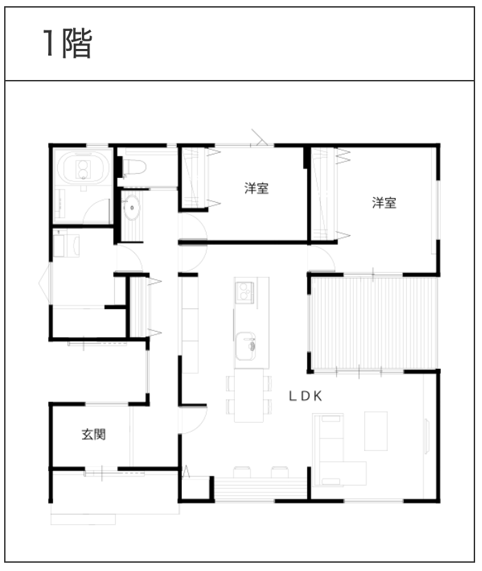 【間取り図】海風感じるリゾート感漂う千葉の別荘事例｜平屋・2階建て・サーファーズハウス