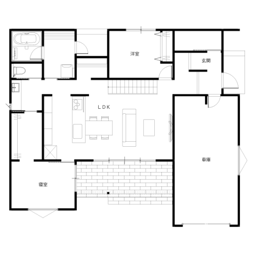 1階間取り図