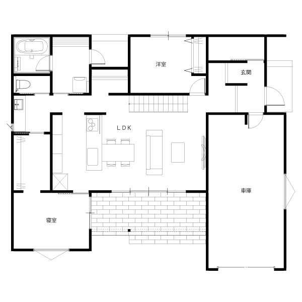 平屋の間取り