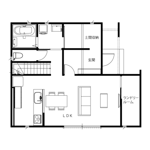 1階間取り図