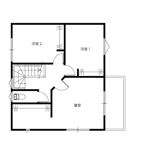 2階間取り図
