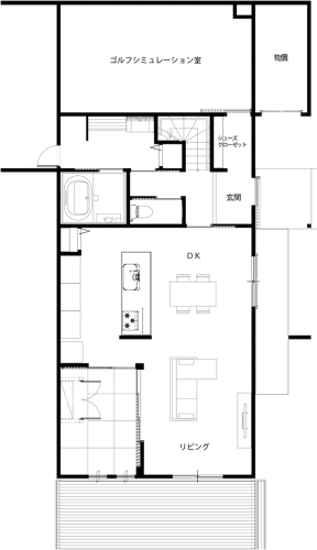 1階間取り図